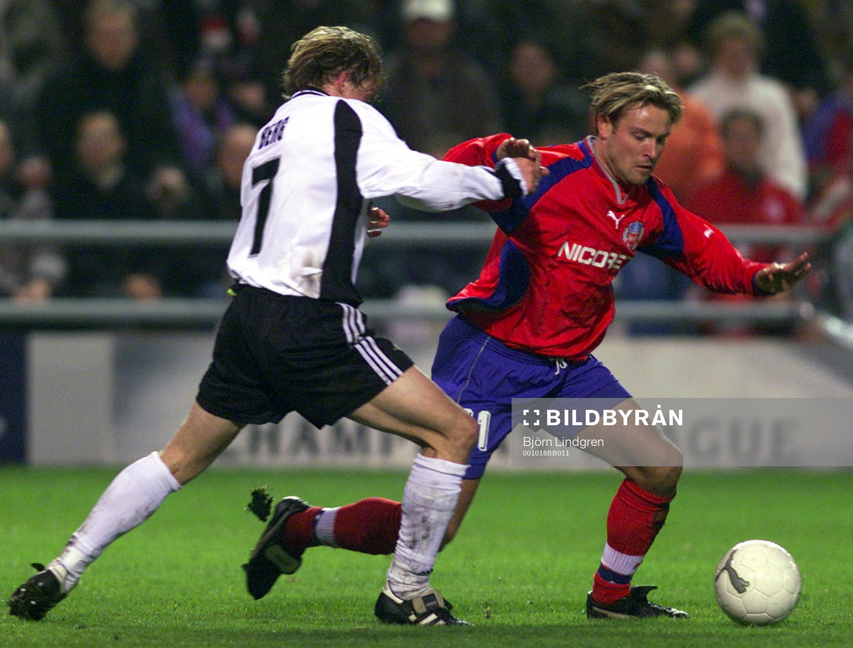 Fotboll, Champions League, Helsingborg - Rosenborg, Erik