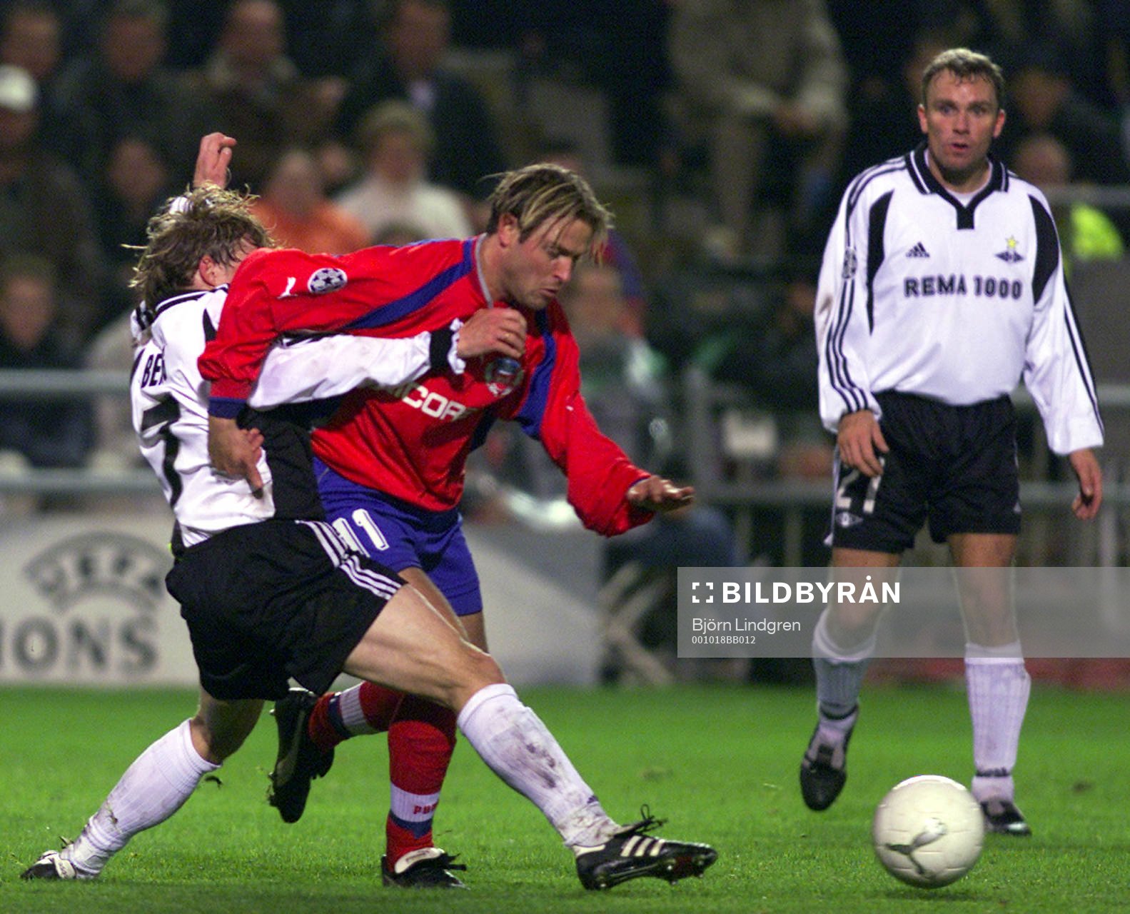 Fotboll, Champions League, Helsingborg - Rosenborg, Erik