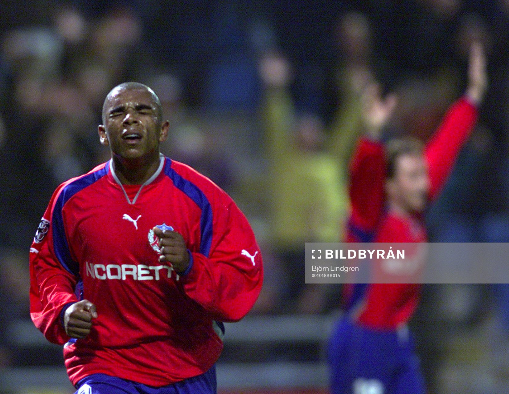 Fotboll, Champions League, Helsingborg - Rosenborg, Alvaro Santos, Helsingborg jubel