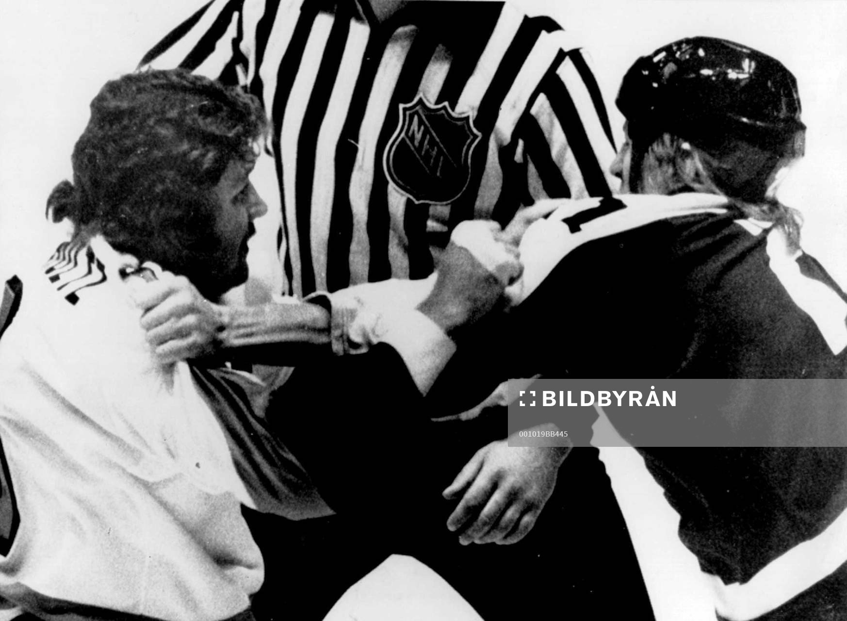 Slagsmål mellan Dave Schultz, Philadelfia Flyers och