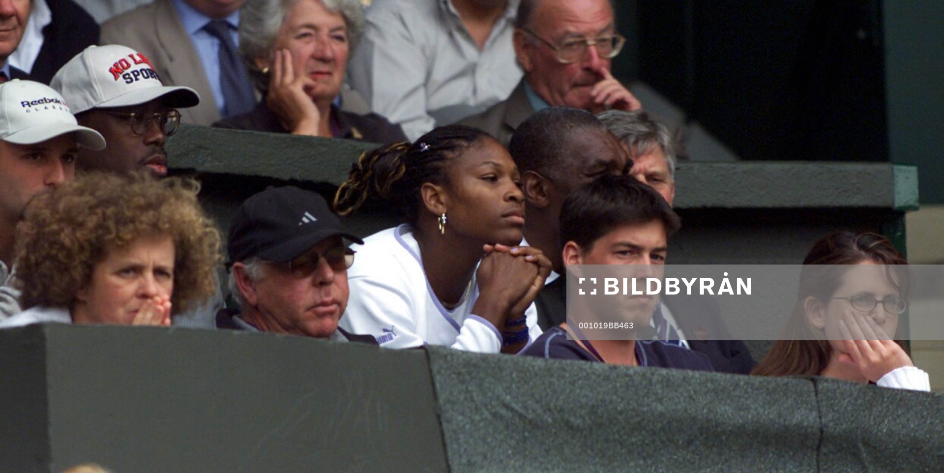 Serena Williams på läktaren