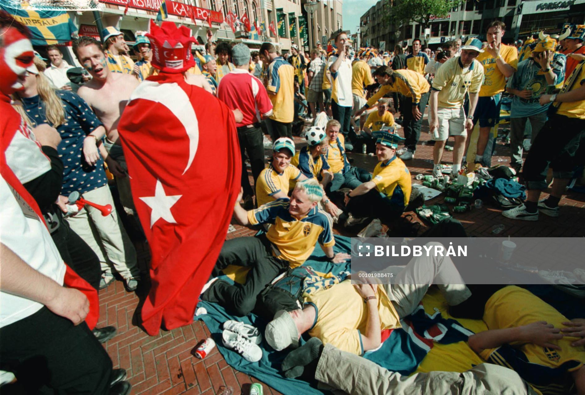 Supporter Sverige och Supporter Turkiet