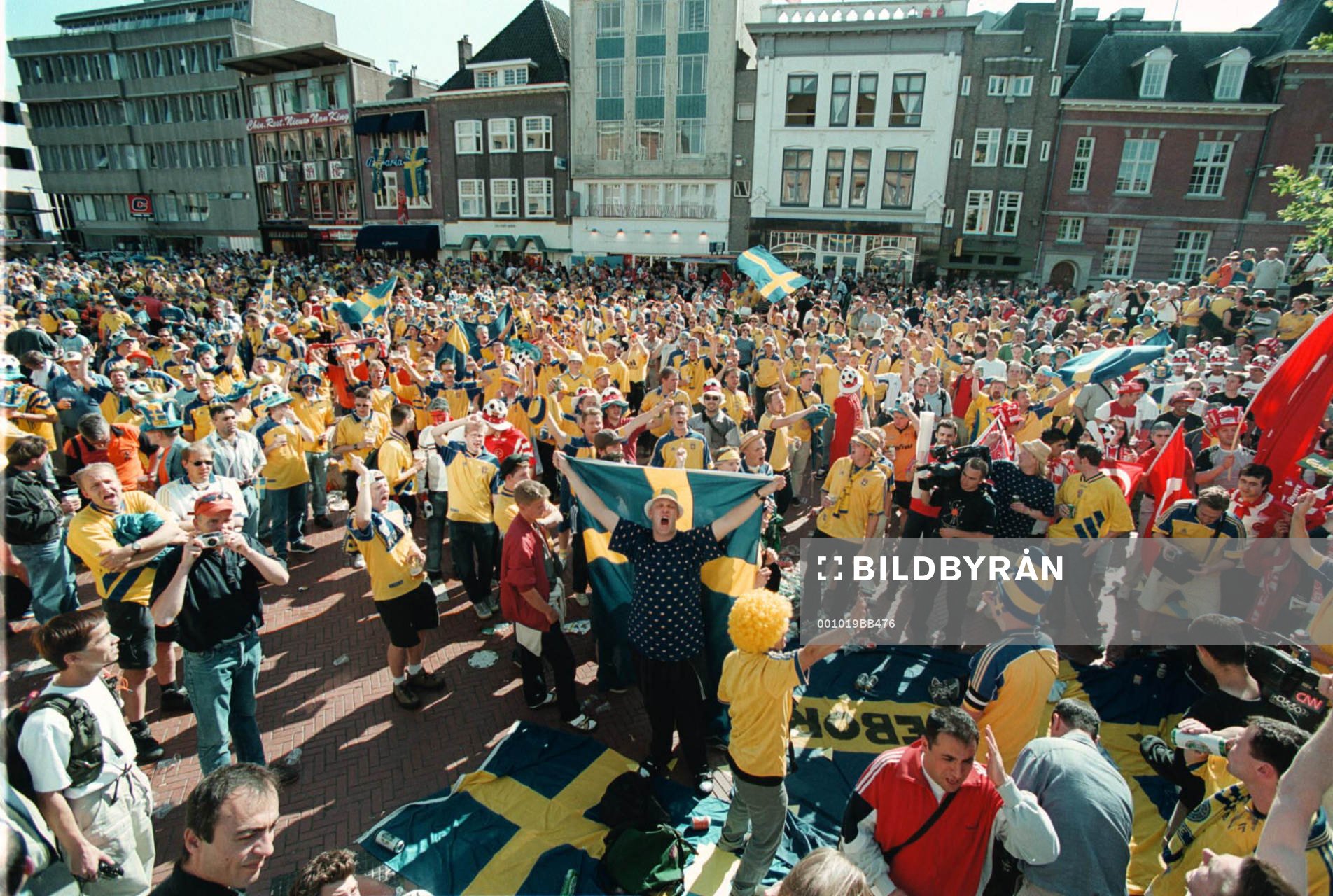 Supporter Sverige och Supporter Turkiet