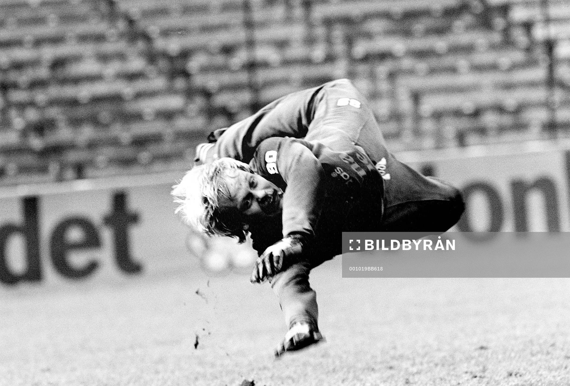 Fotboll, Sverige - Skottland, Ronnie Hellström, Sverige