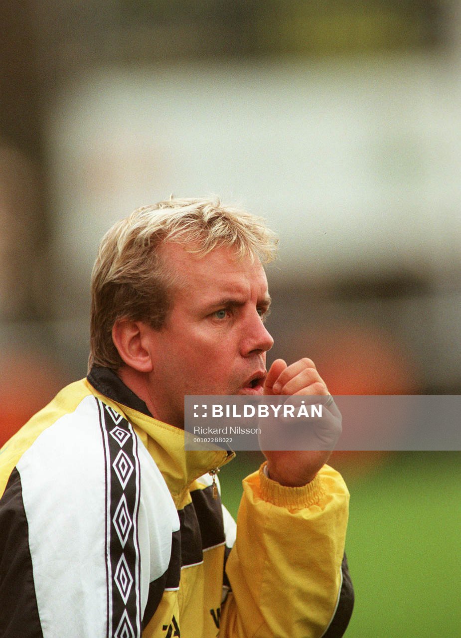 Hans Larsson, tränare Mjällby
