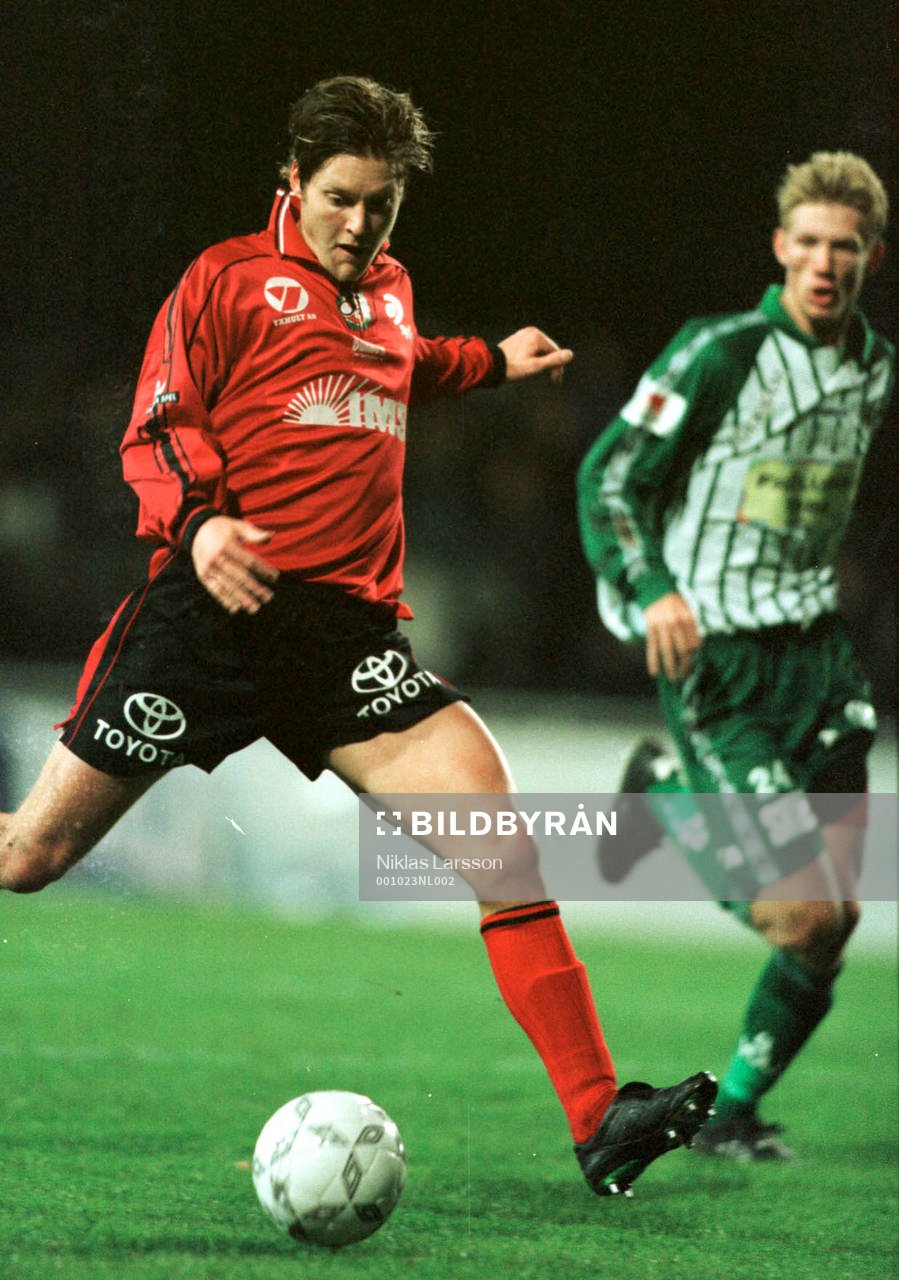 Fotboll, Allsvenskan, Frölunda - Örebro: Johan Wallinder, Örebro gör 0-1 