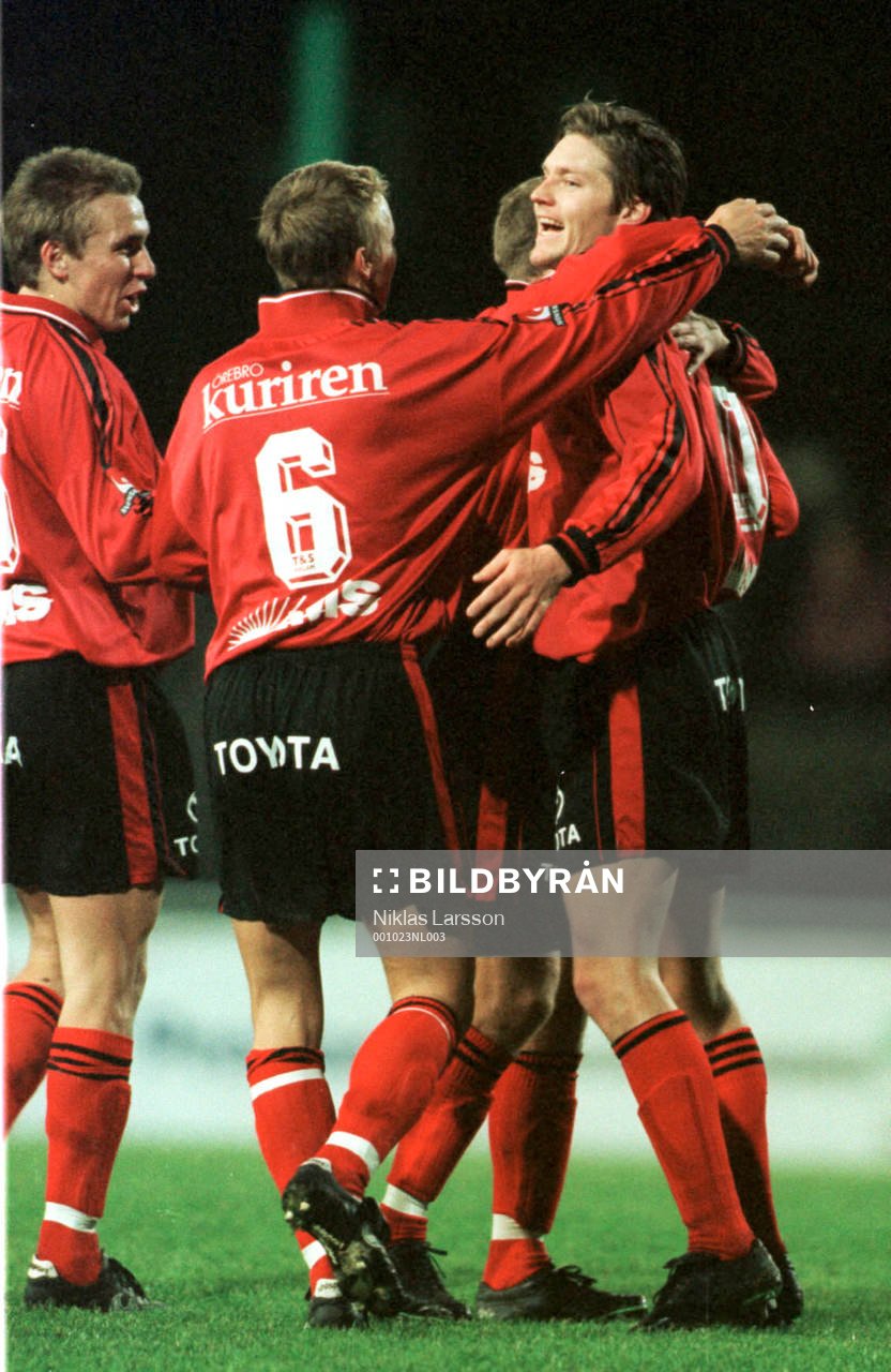 Johan Wallinder, Örebro gratuleras