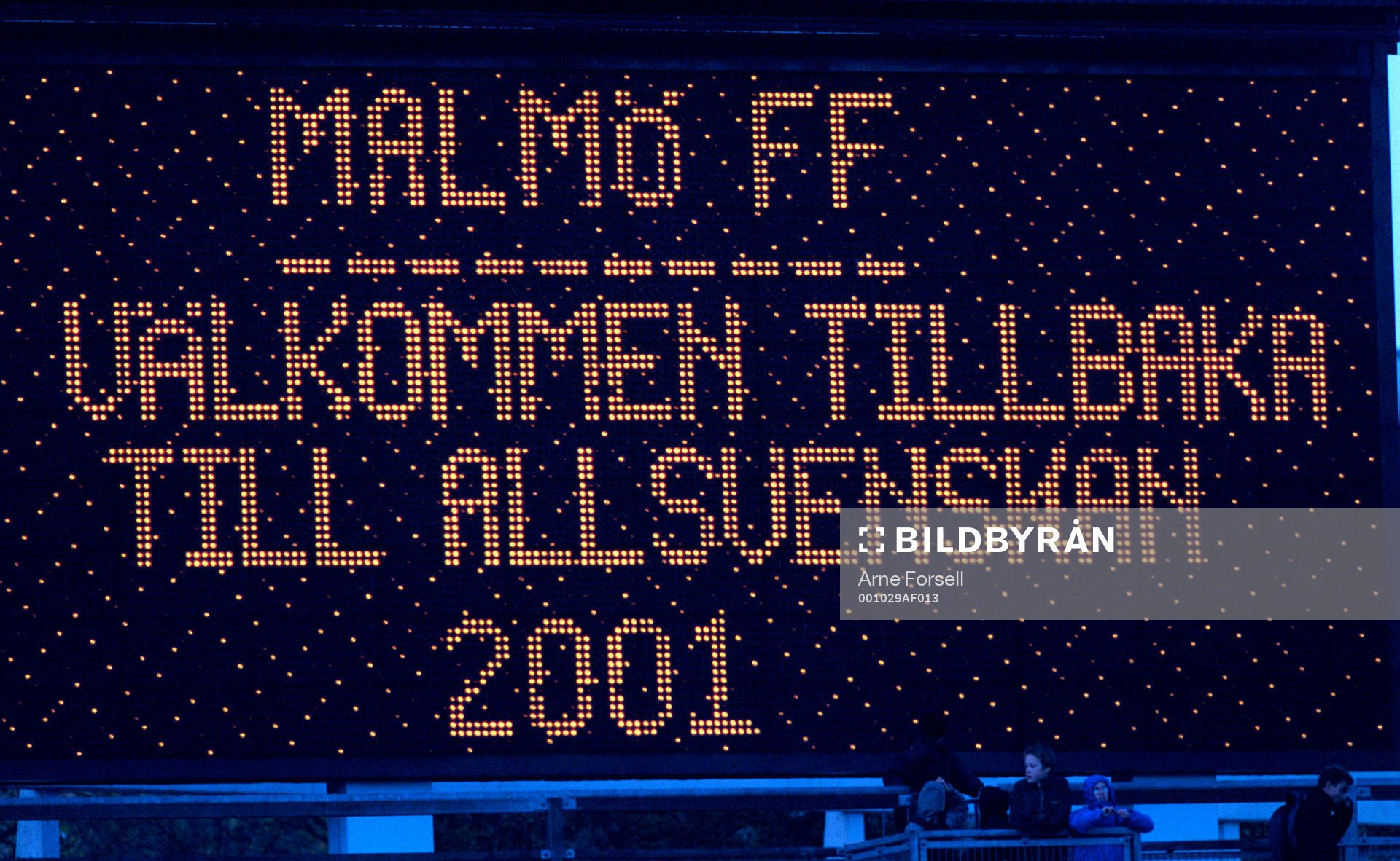 Malmö FF Välkommen tillbaka till Allsvenskan 2001