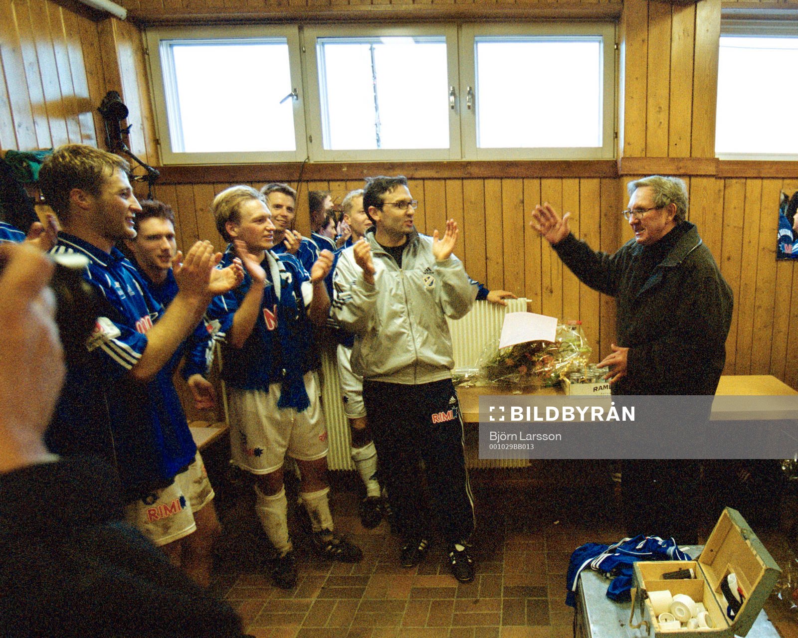 Halmstad BK Svenska mästare år 2000. Stig Nilsson,