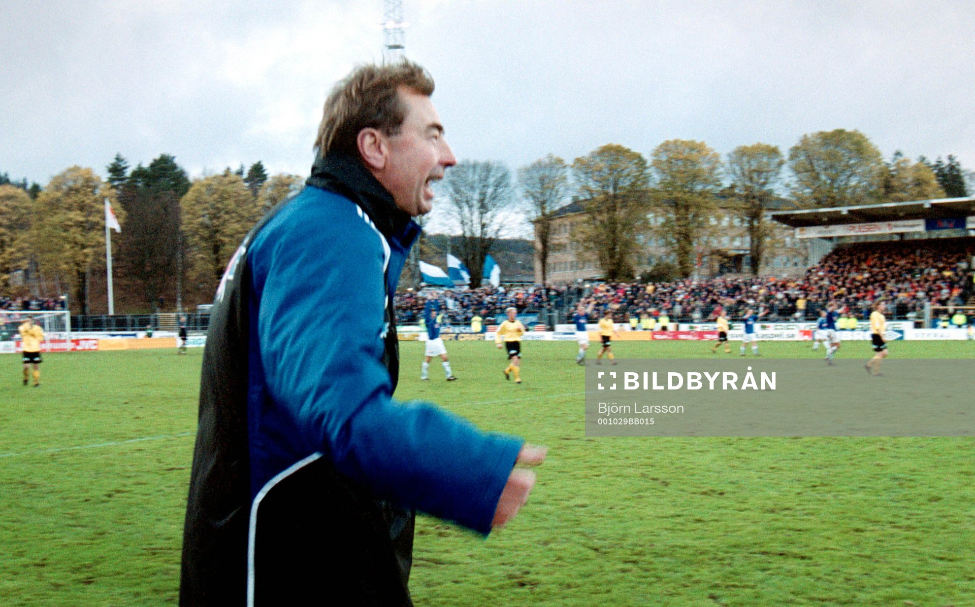 Halmstad BK Svenska mästare år 2000. Tom Prahl, tränare