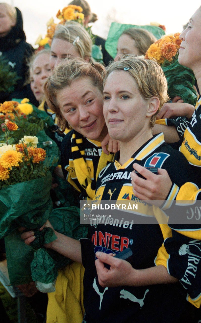 Tina Nordlund och Anna Sjöström, Umeå (Svenska Mästare,