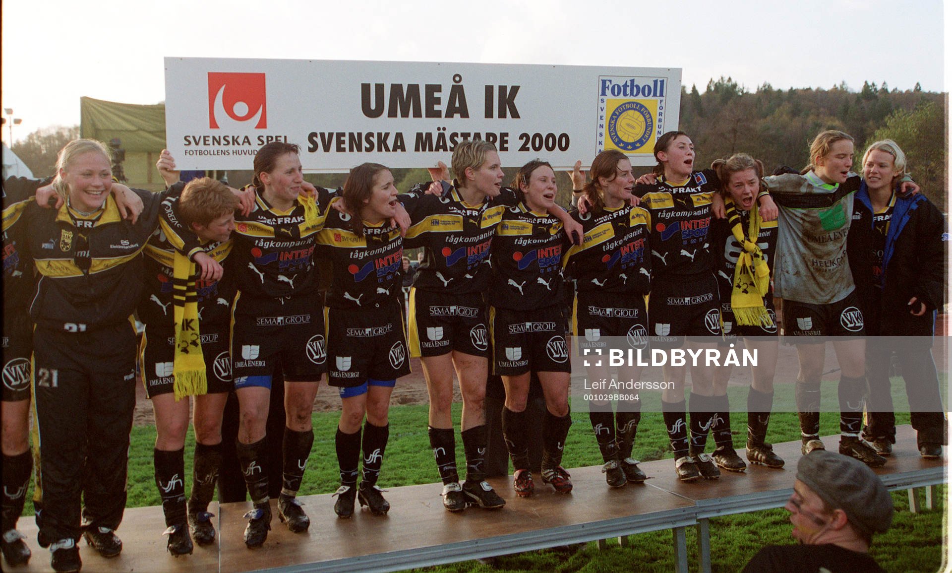 Jubel Umeå (Svenska Mästare, SM-guld, Guld)