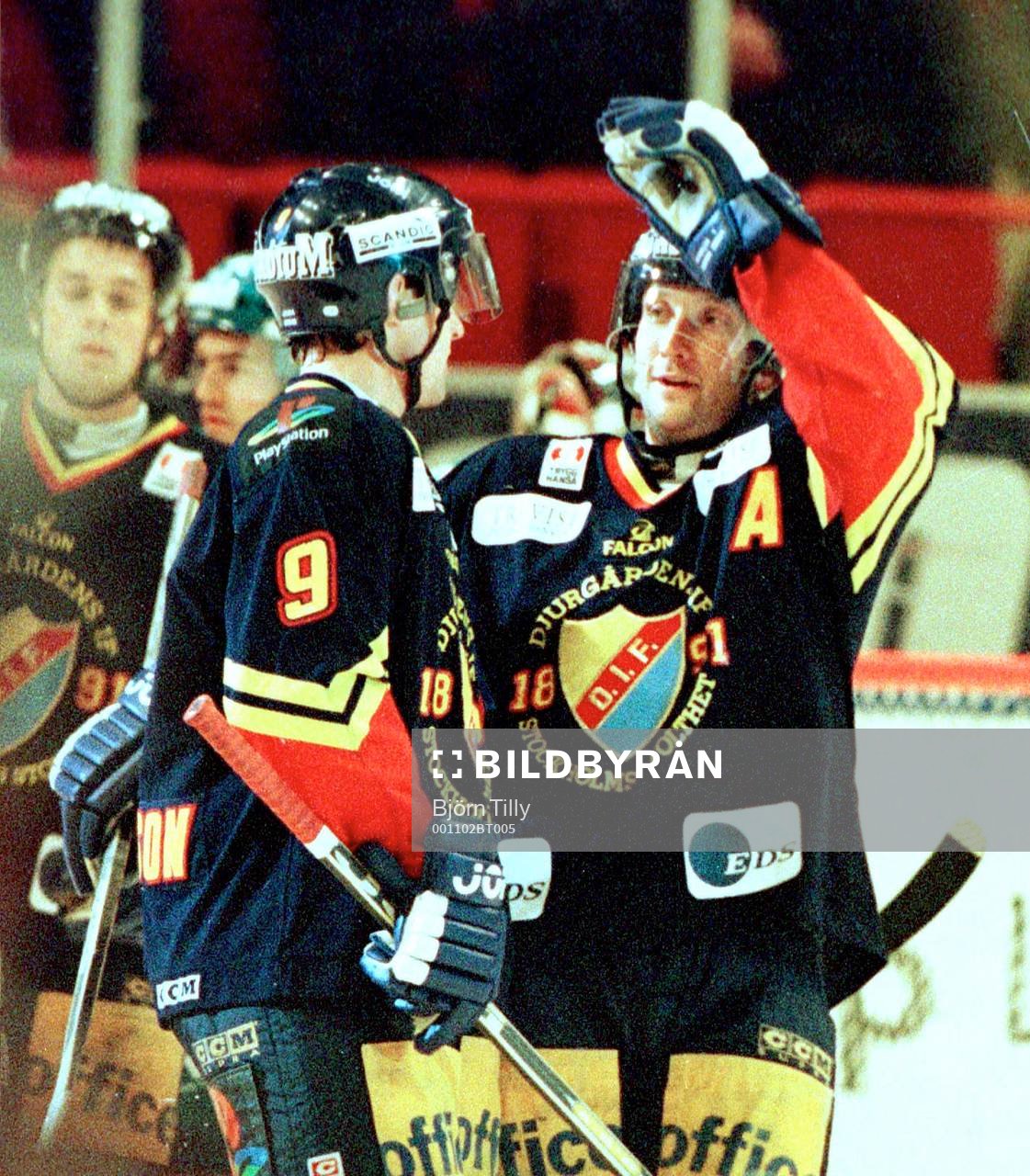 Kristoffer Ottosson och Mikael Johansson, Djurgården.