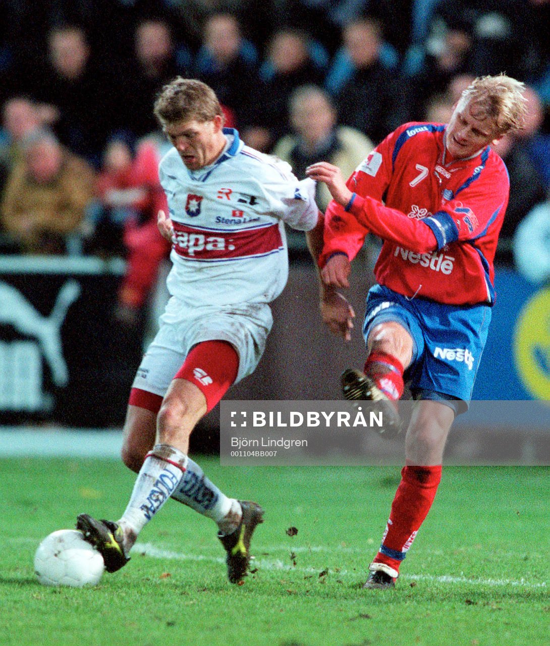 Marcus Allbäck, Örgryte och Ulrik Jansson, Helsingborg