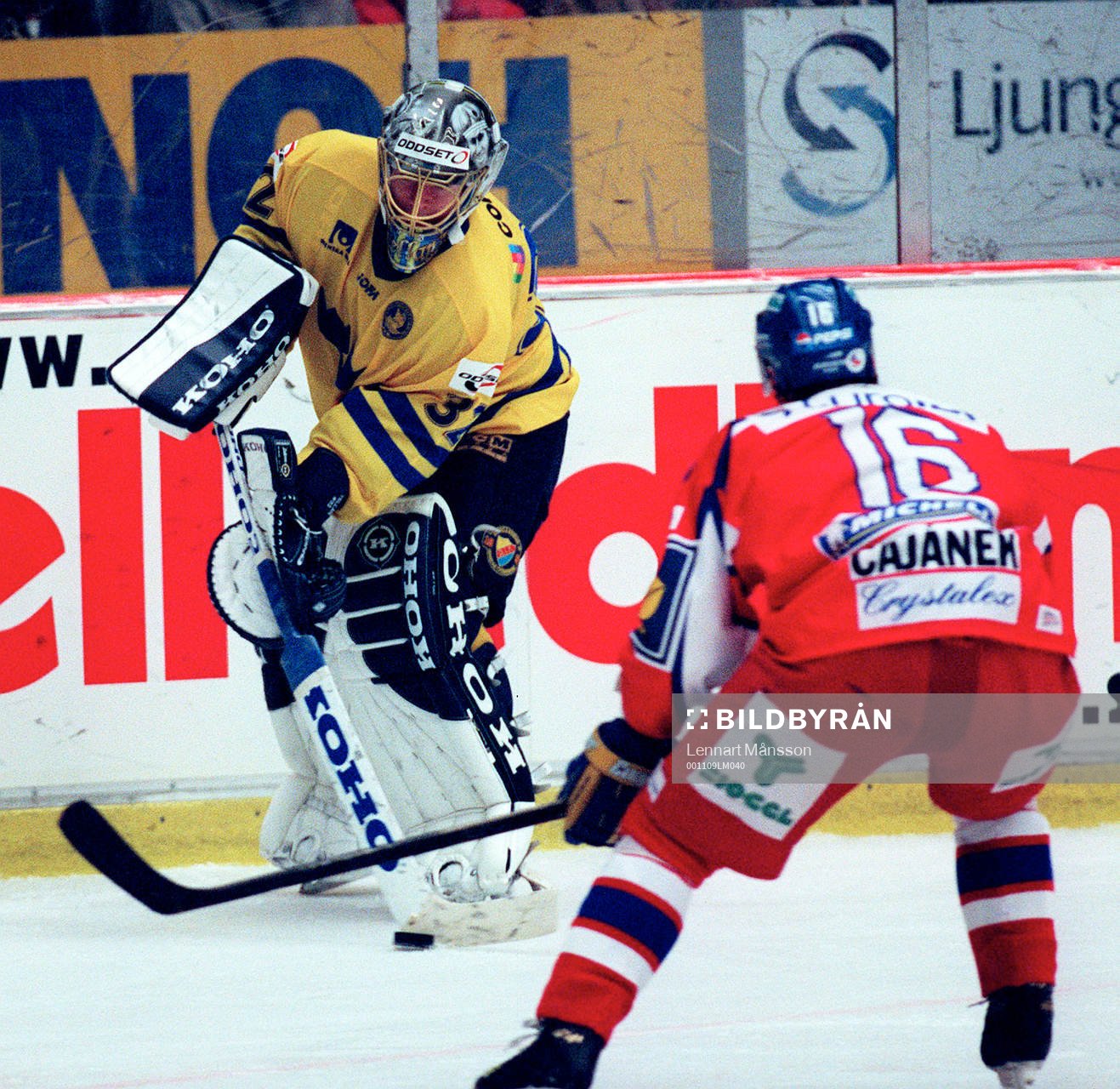 Mikael Tellqvist, Sverige och Petr Cajanek, Tjeckien
