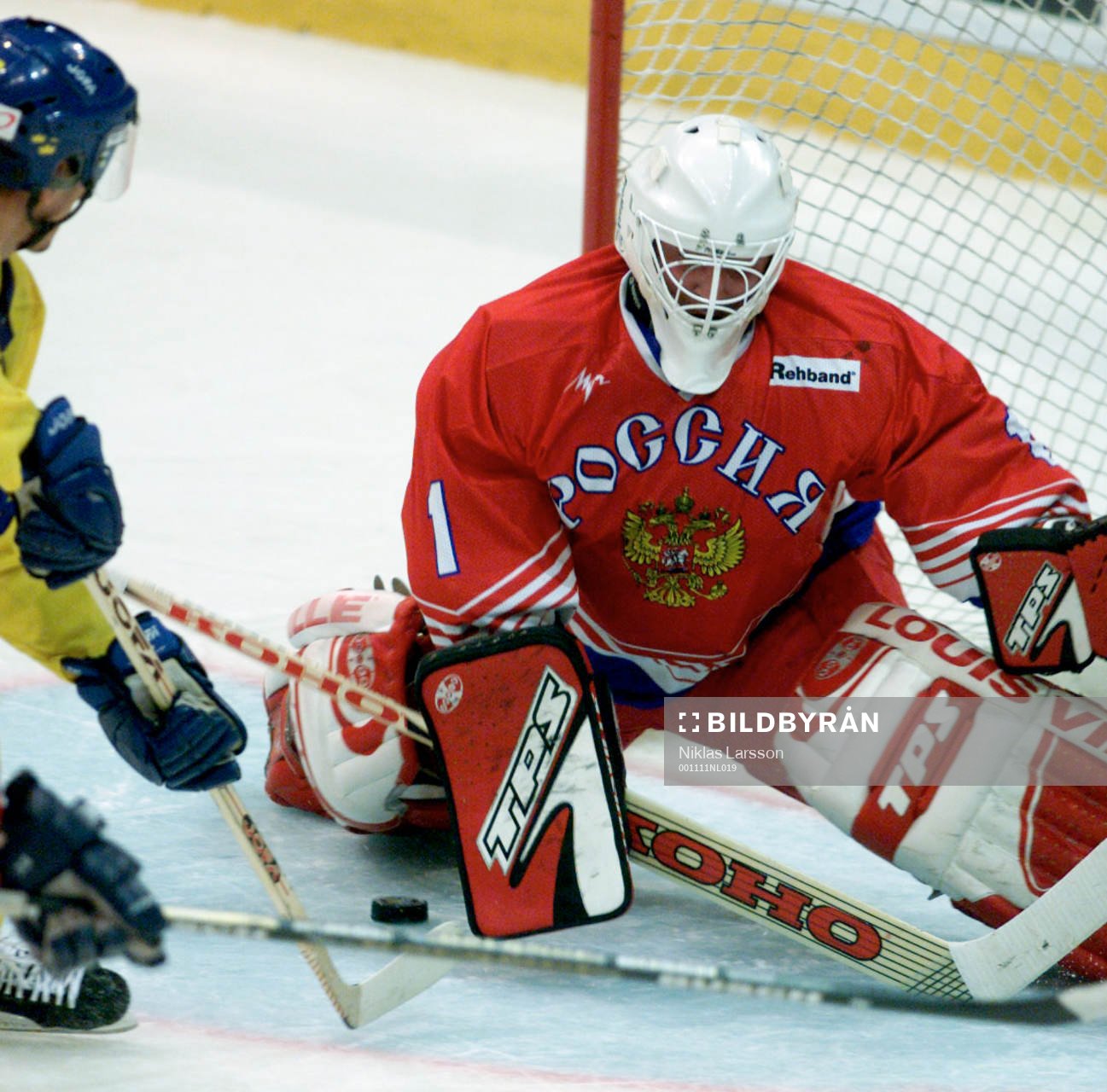 Andreas Salomonsson, Sverige och Aleksei Ivashkin, målvakt