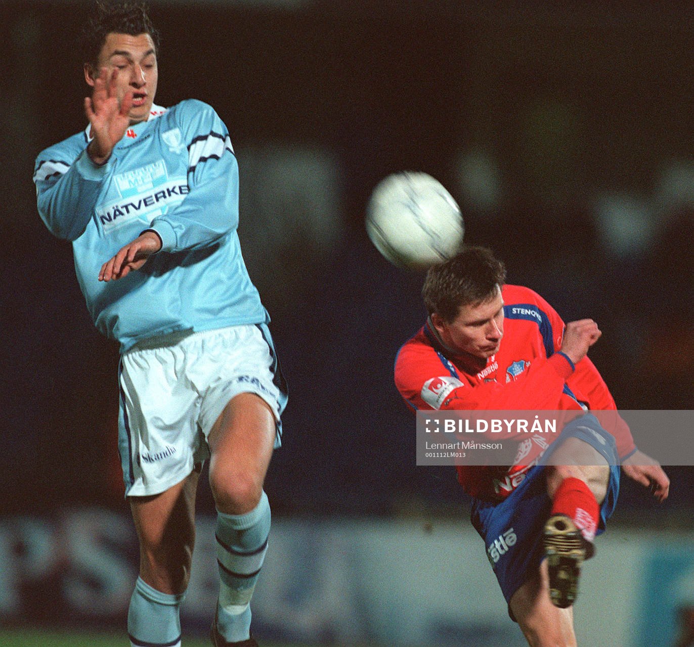 Zlatan Ibrahimovic, Malmö och Nicklas Persson, Helsingborg