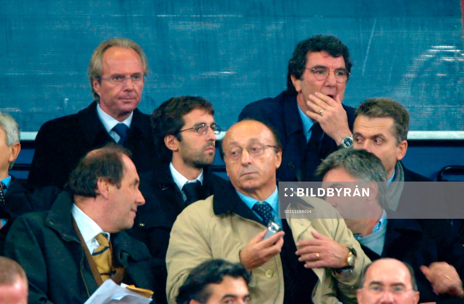 Sven Göran Eriksson, förbundskapten England och Dino Zoff