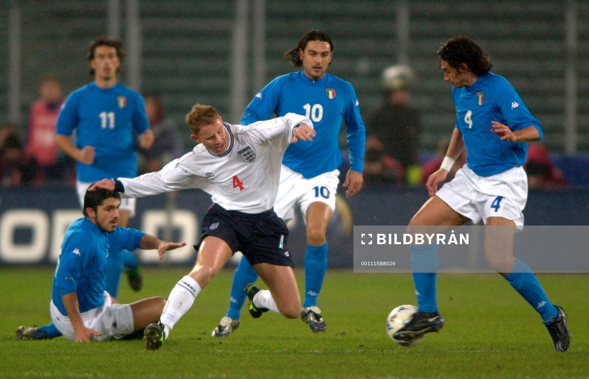 Nicky Butt, England och Demetrio Albertini, Italien