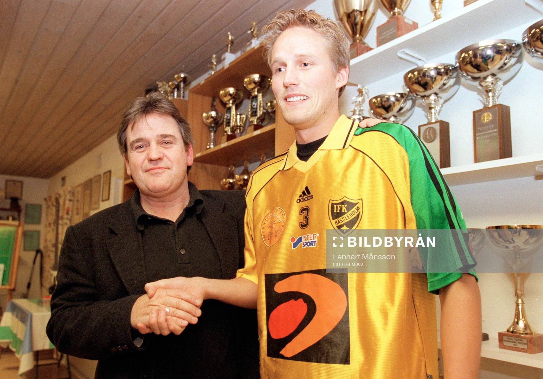 Fotboll, Åke Johansson och Stefan Noresson, IFK Hässleholm