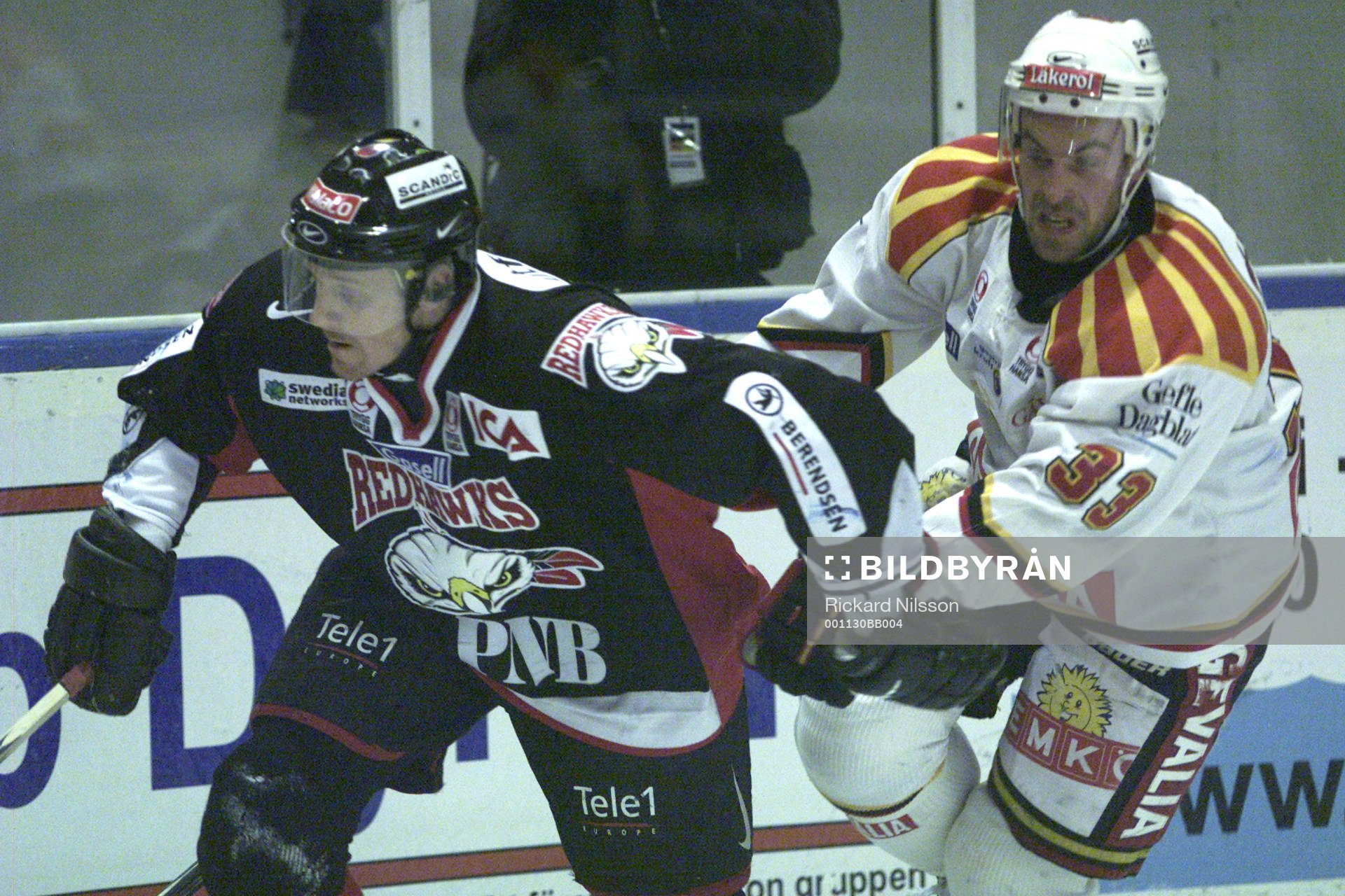 Peter Hasselblad, Malmö och Christer Olsson, Brynäs
