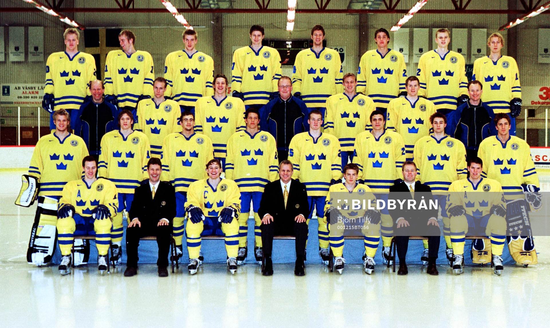 Fjärde raden fr v. Mathias Månsson, Martin Samuelsson,
