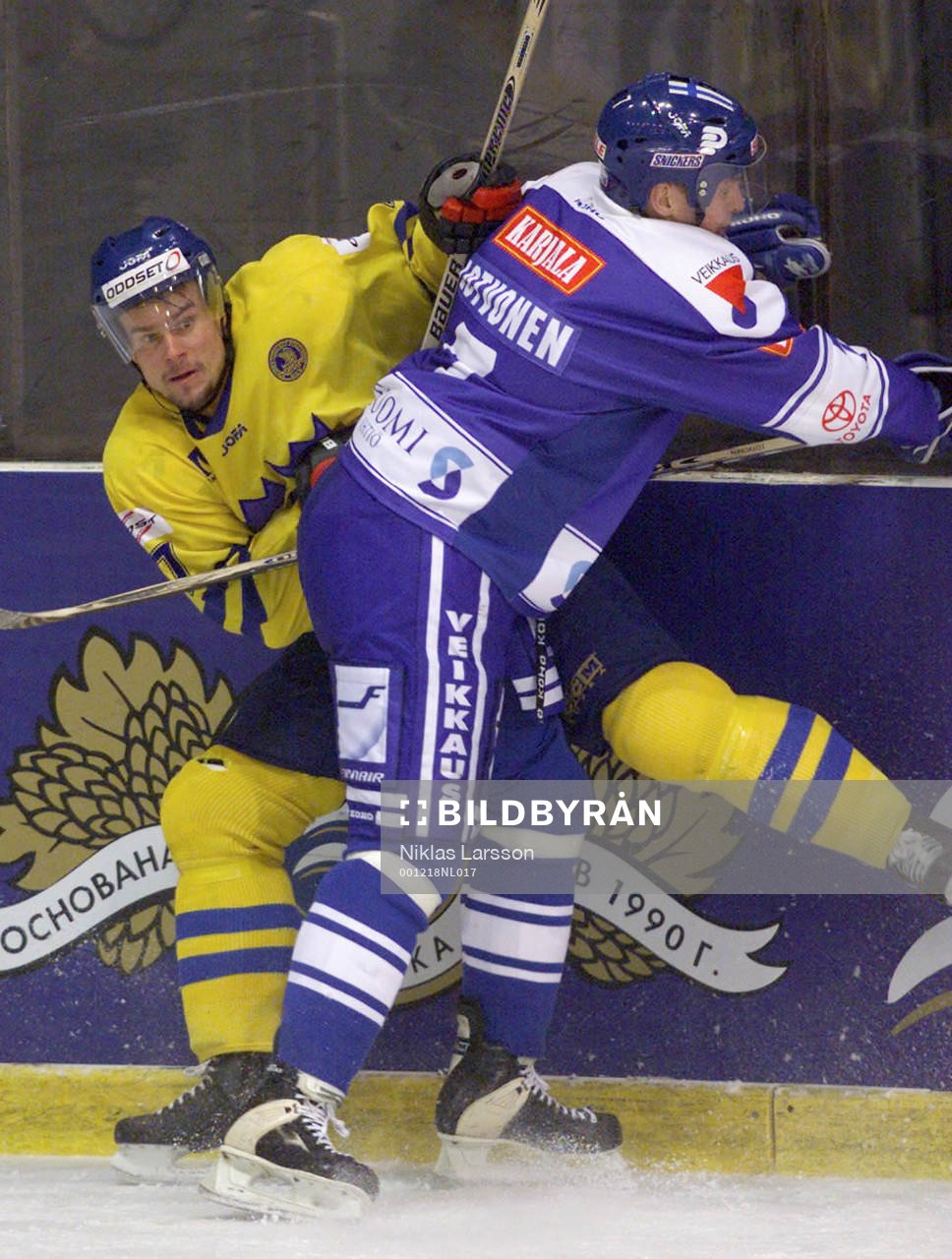 Baltika brewery cup, Sverige - Finland: Tackling