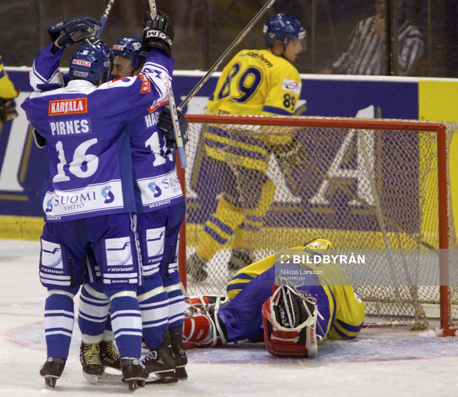 Baltika brewery cup, Sverige - Finland: Jubel Finland