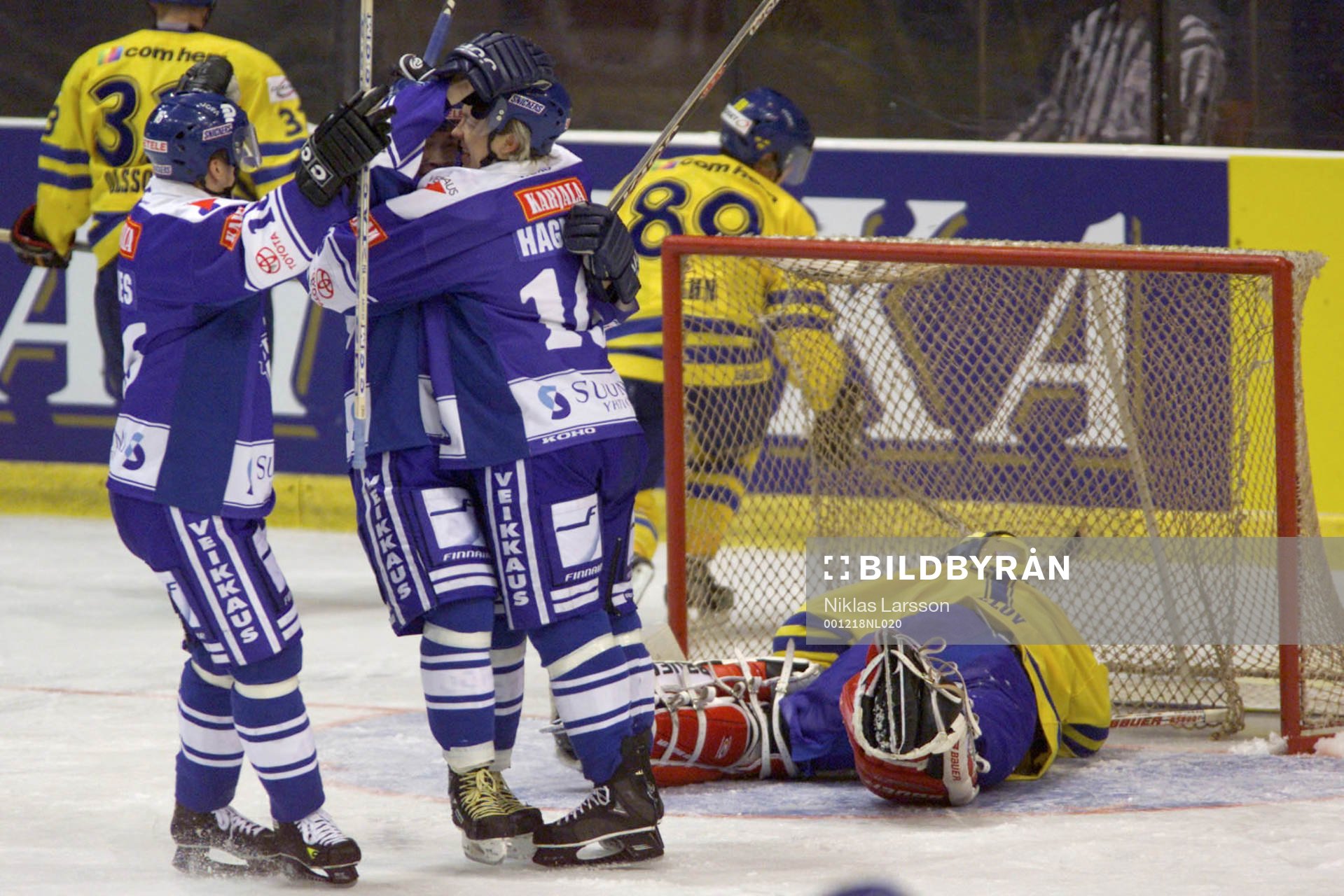 Baltika brewery cup, Sverige - Finland: Jubel Finland