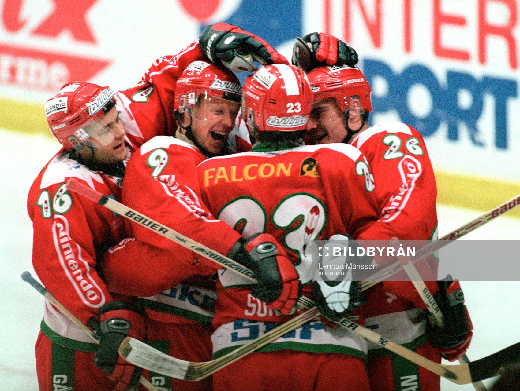 Frölunda jublar. (Jubel)