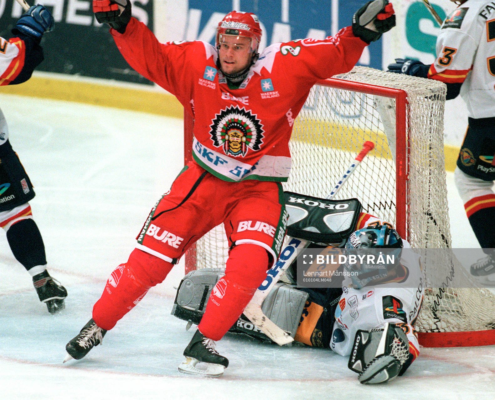 Ronnie Sundin, Frölunda, jublar
