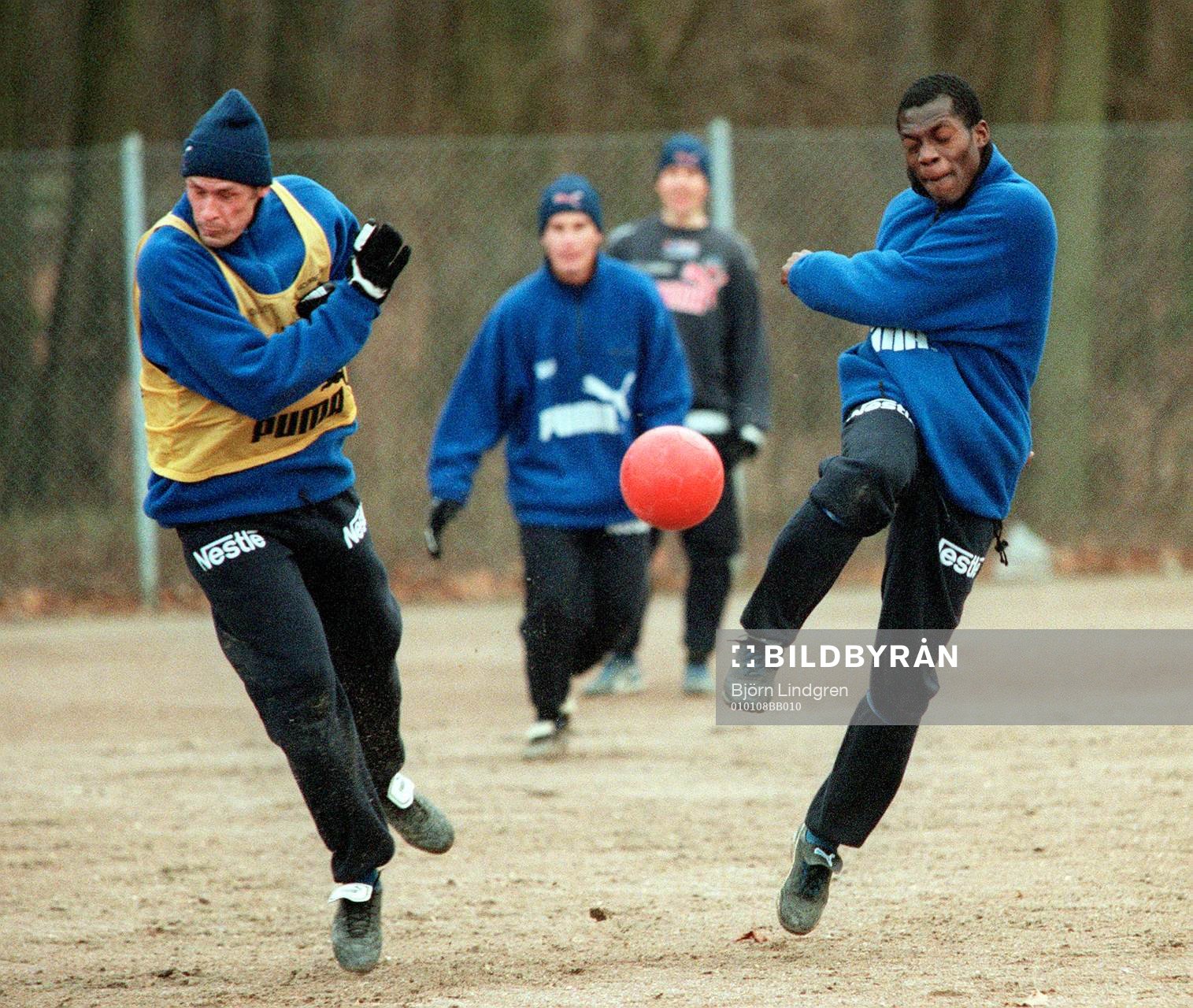 Mikael Hansson och John Pelu