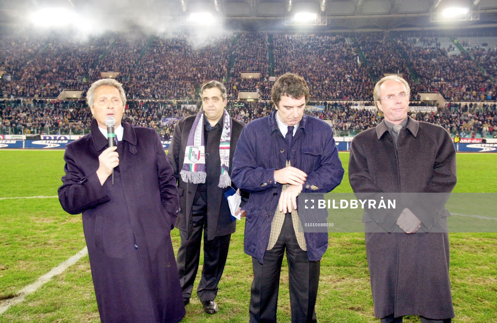  Sergio Cragnotti, Dino Zoff och Sven-Göran Eriksson.