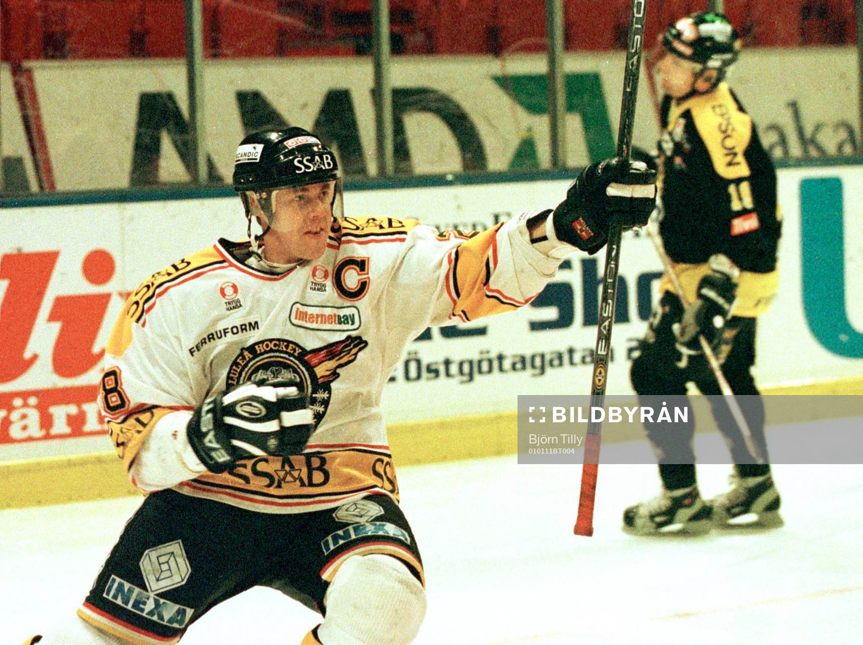 Ishockey, Elitserien, AIK - Luleå. Roger Åkerström,