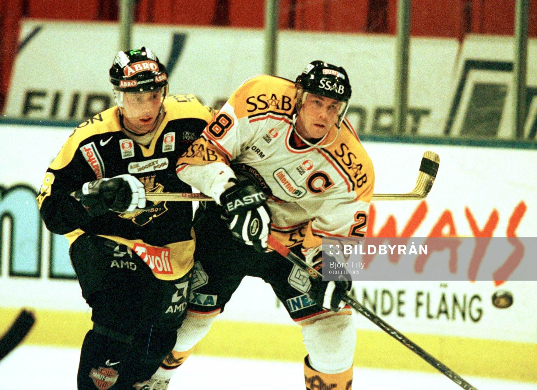Ishockey, Elitserien, AIK - Luleå. Roger Åkerström,