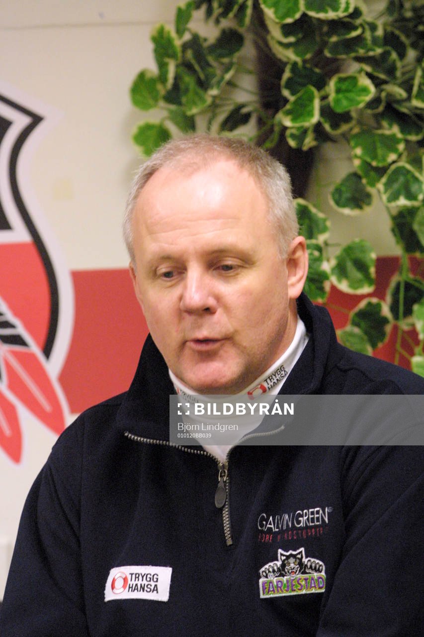 Gunnar Johansson, tränare Färjestad