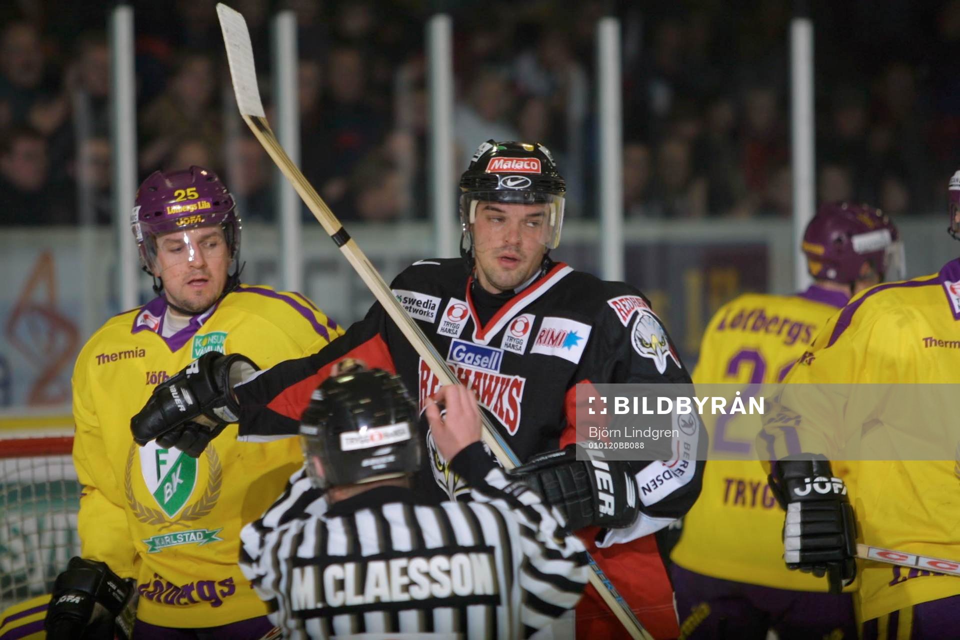 Thomas Rhodin, Färjestad och Fredrik Lindqvist, Malmö