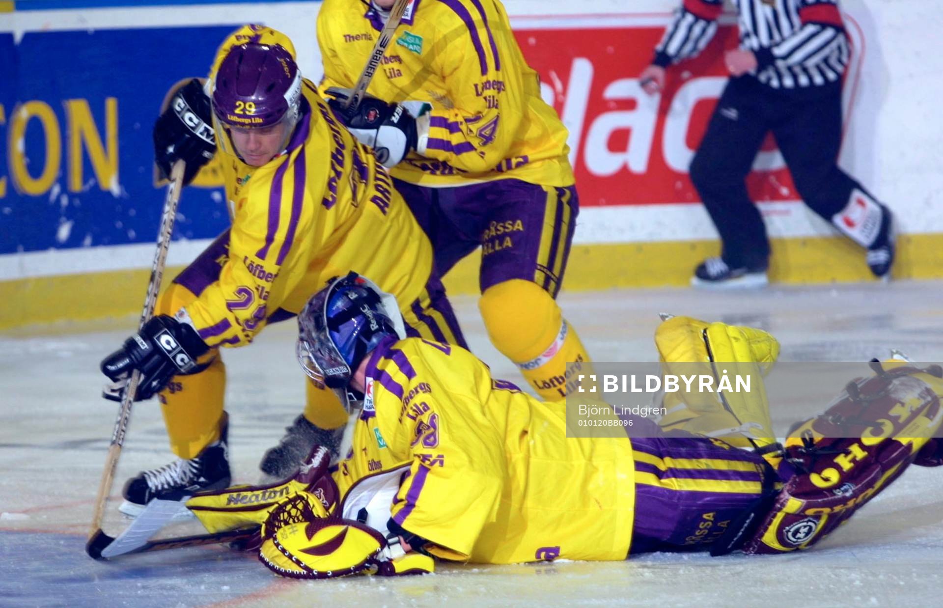 Magnus Eriksson, målvakt och Greger Artursson, Färjestad
