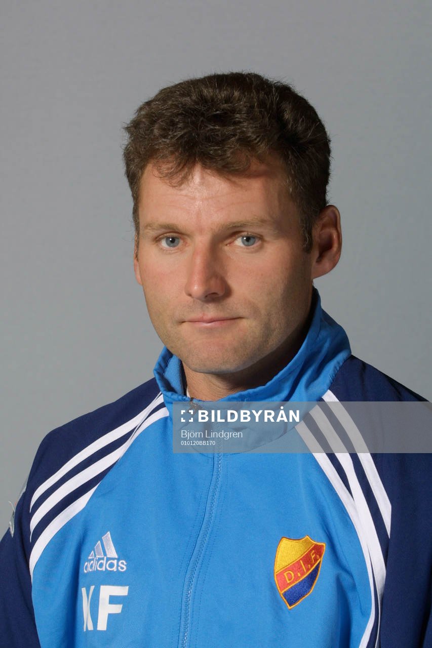Fotboll, Allsvenskan, Porträtt, Djurgården, Kjell Frisk,