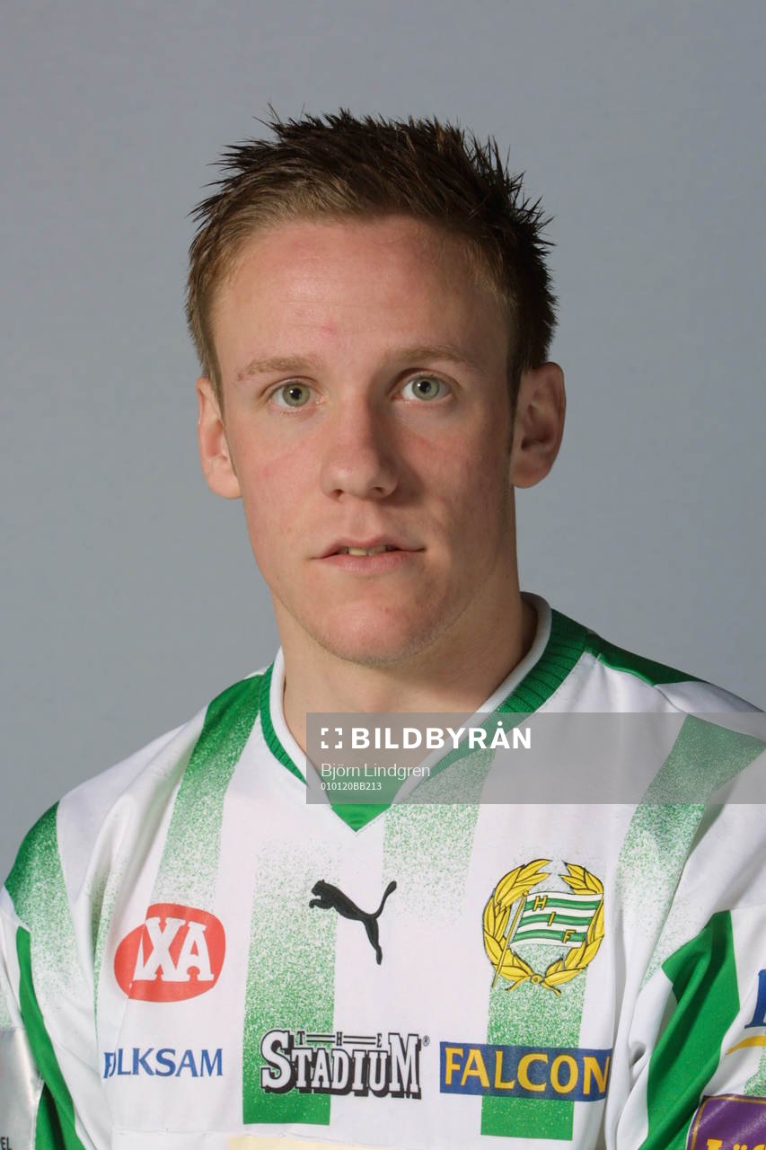 Fotboll, allsvenskan, Porträtt, Hammarby, Erik Wedin