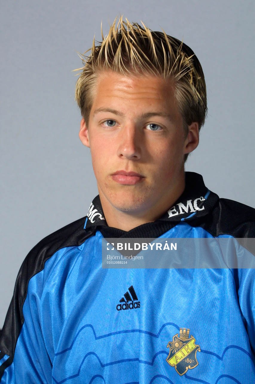 Fotboll, Allsvenskan, Porträtt, AIK, Frank Pettersson,