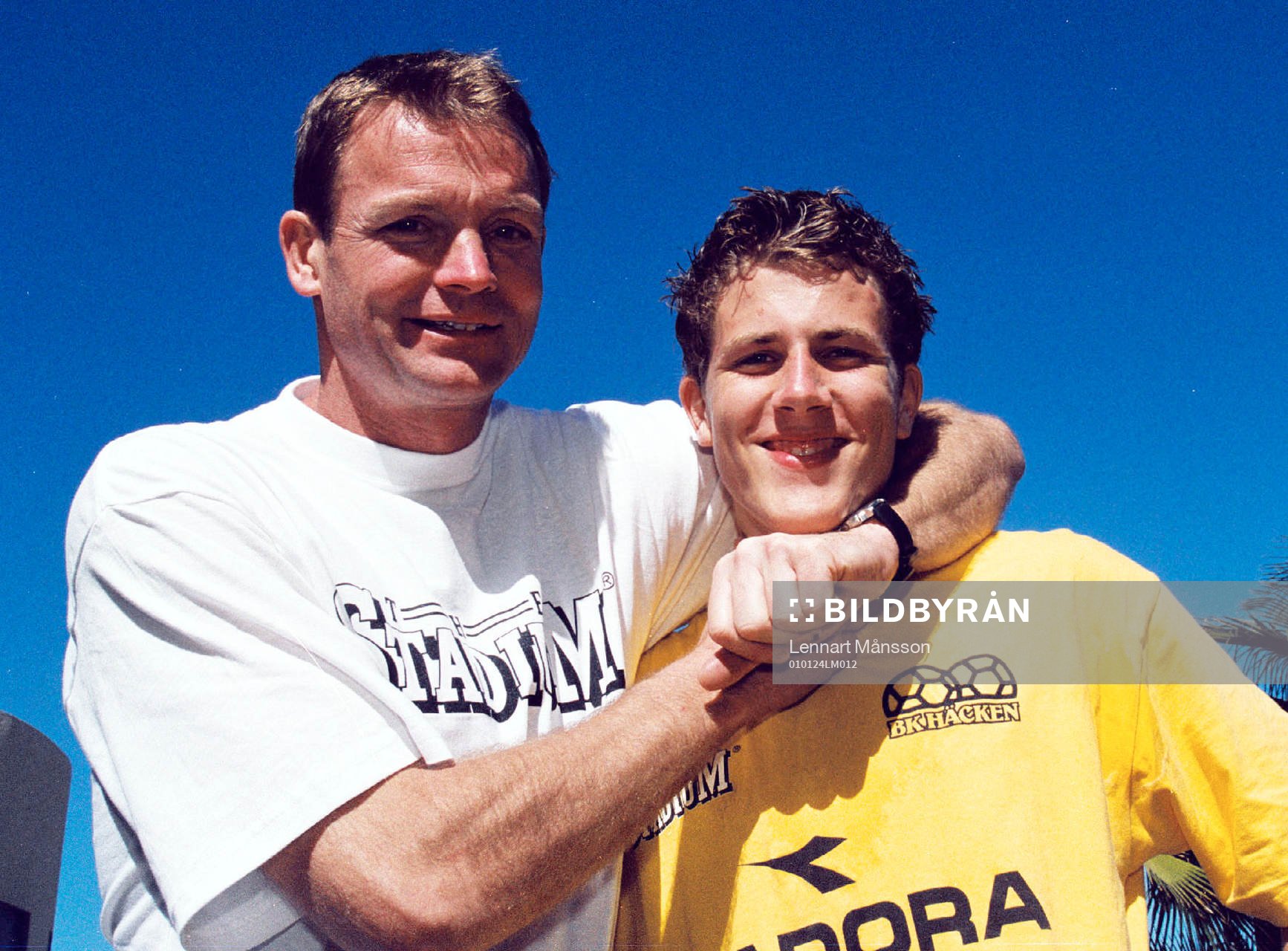 Torbjörn Nilsson och Tobias Hysén