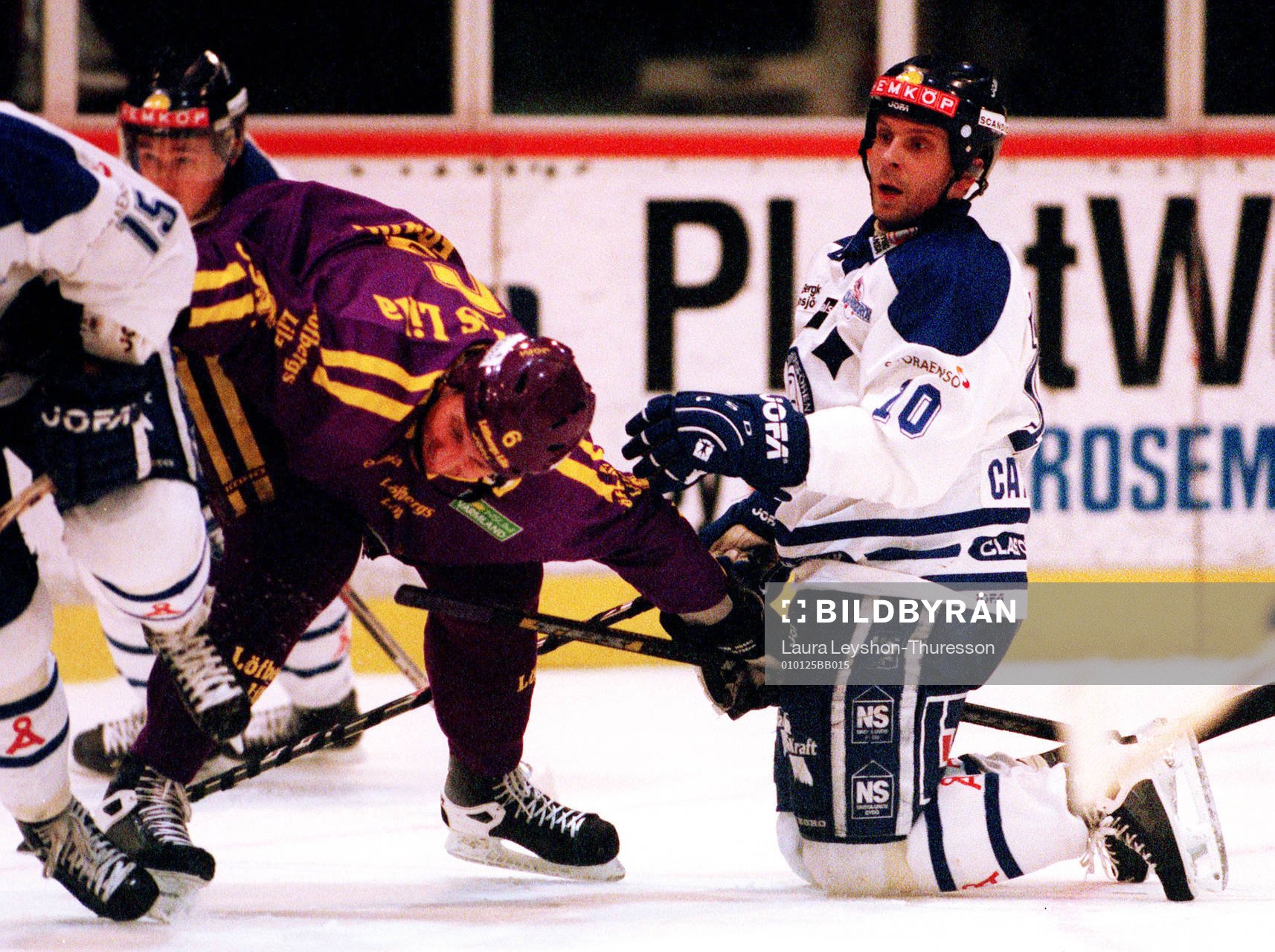 Sergei Fokin, Färjestad och Anders Carlsson, Leksand.