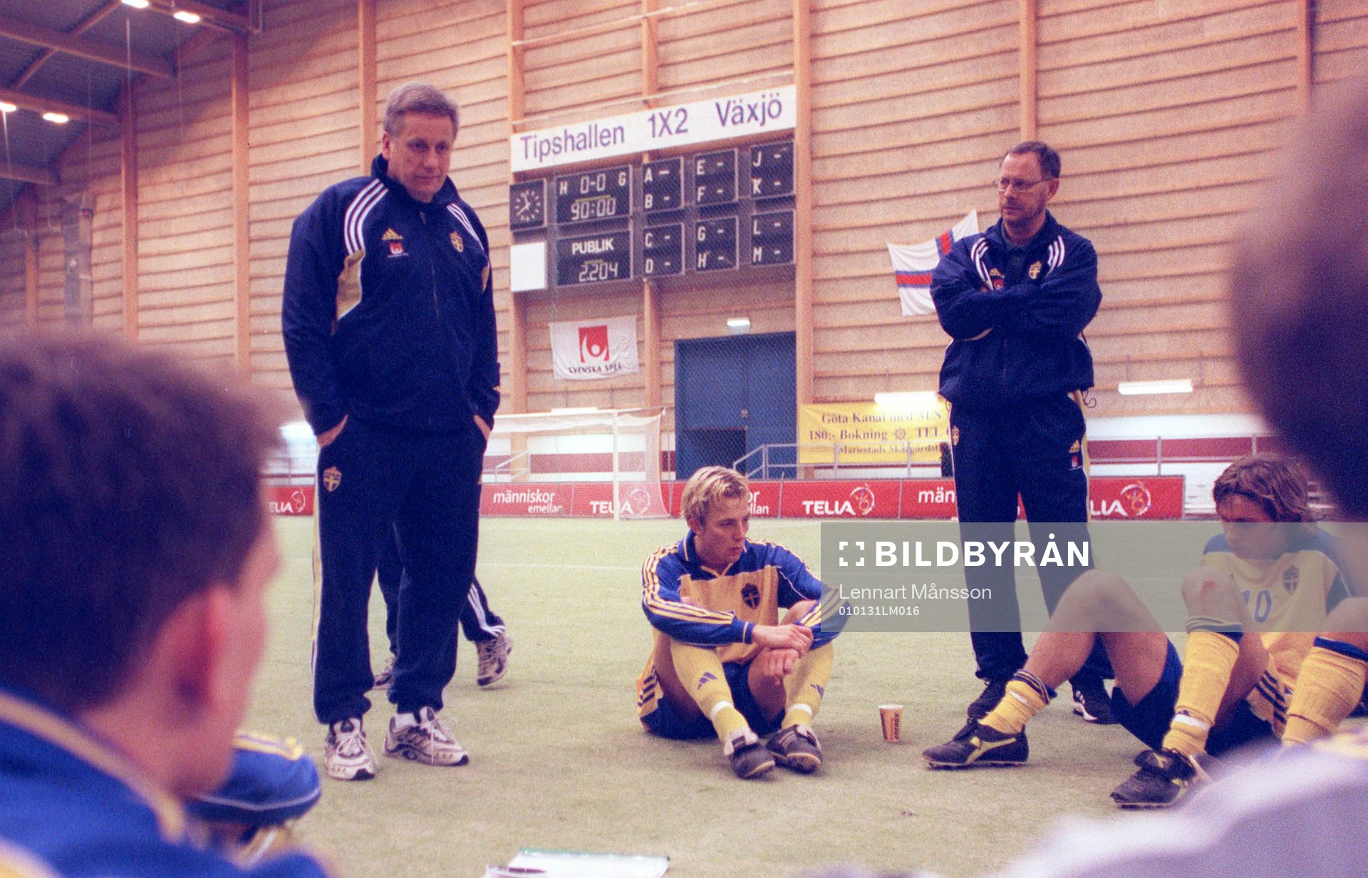 Tommy Söderberg och Lars Lagerbäck, förbundskapten