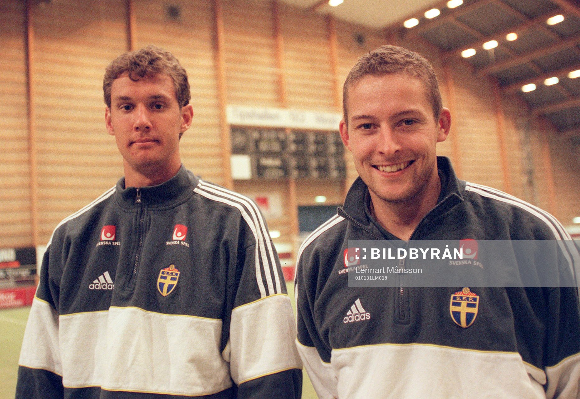 Andreas Isaksson och Daniel Andersson, målvakter Sverige