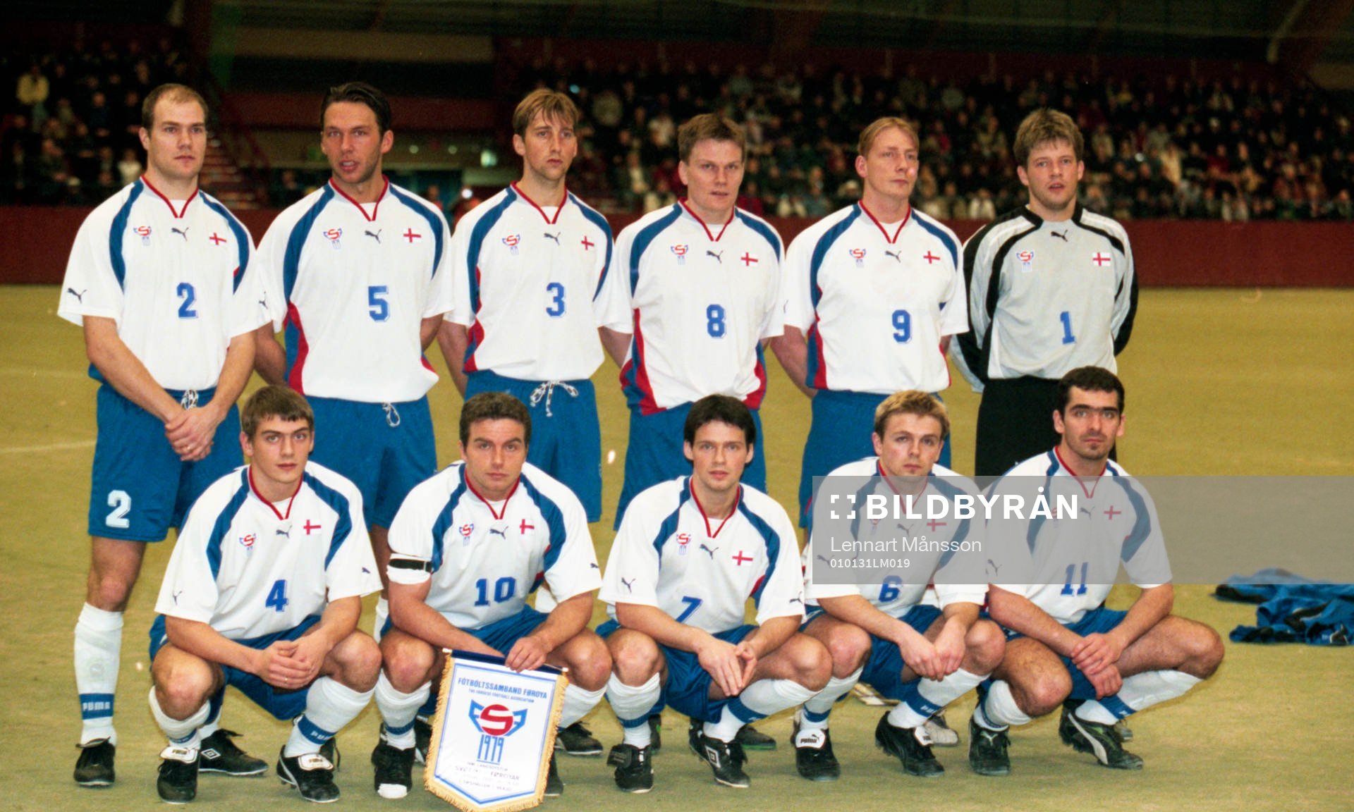 Färöarna, startelva