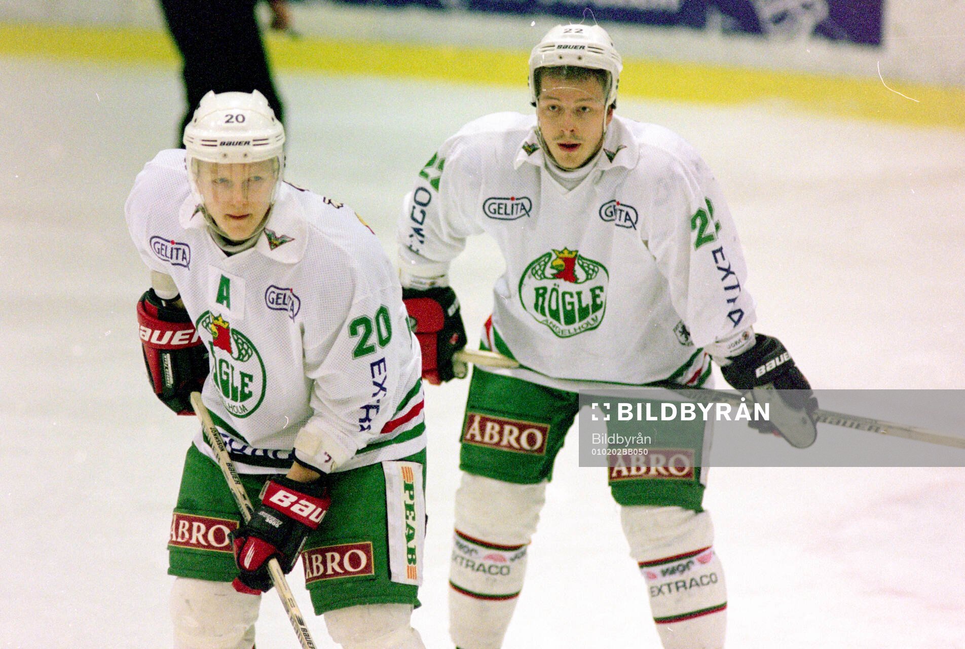 Rögles Pierre Jonsson (t v) och Roger Jönsson
