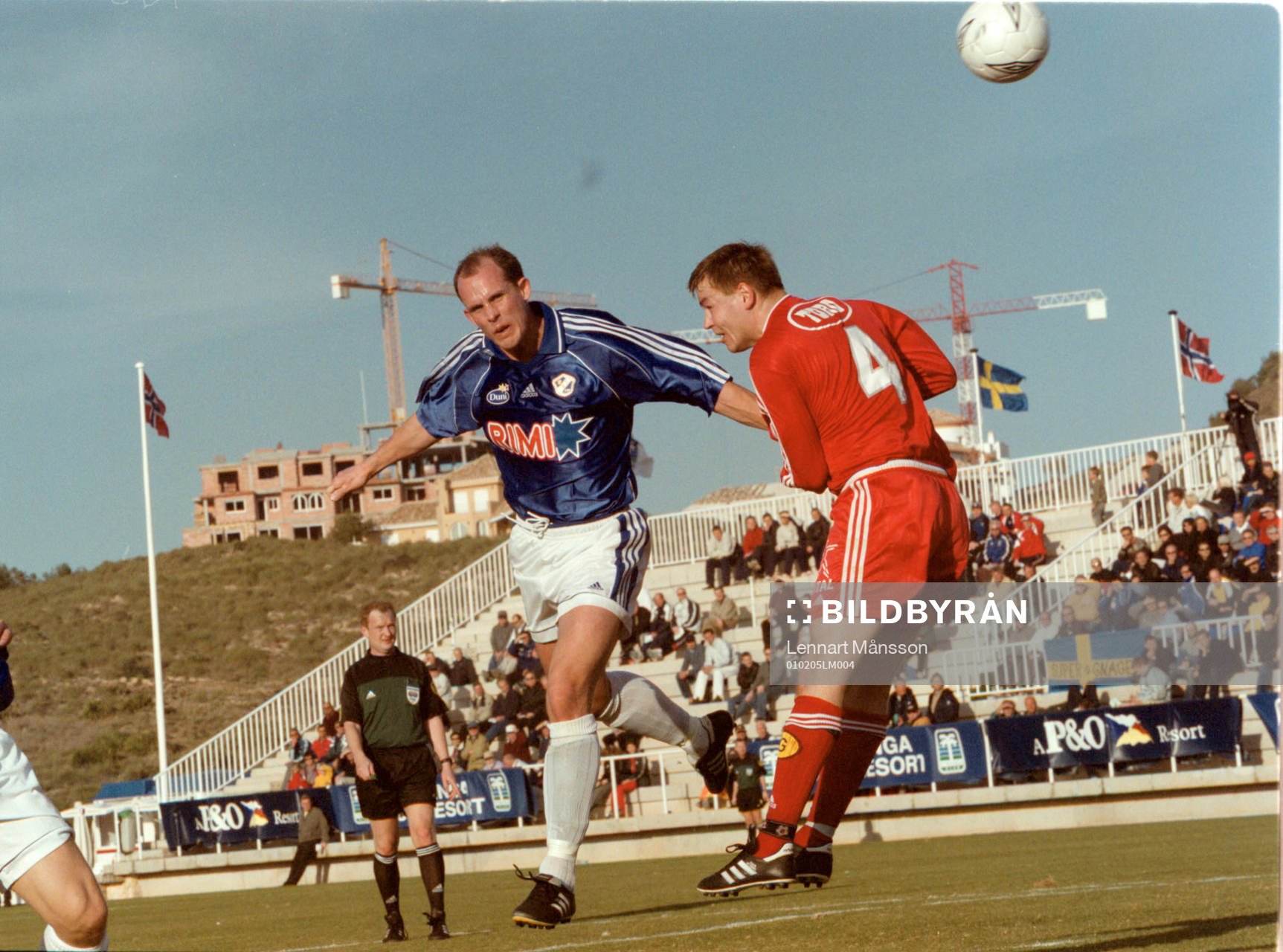 Henrik Bertilsson, Halmstad och Arne Vidar Moen, Brann