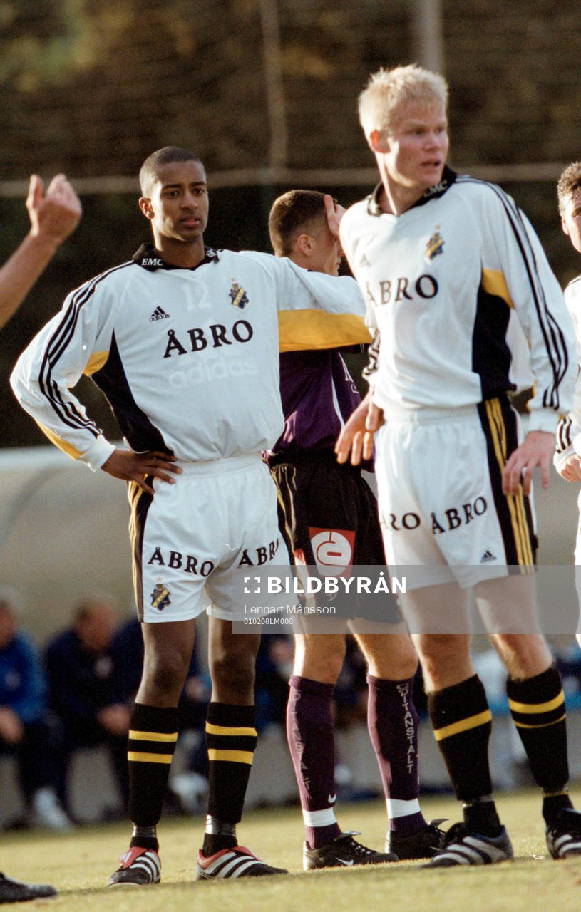 Benjamin Kibebe och David Ljung, AIK
