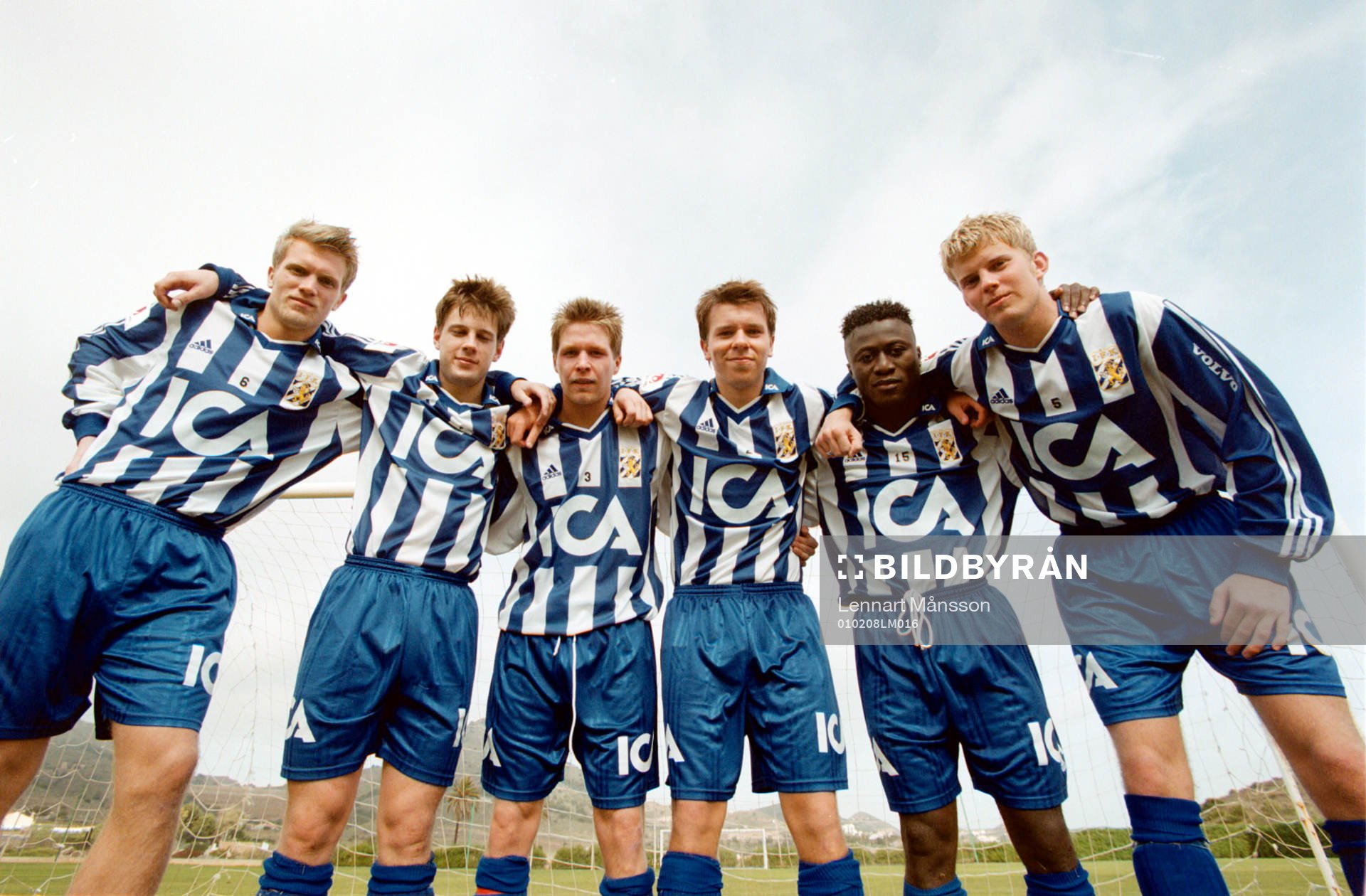 Fr.v. Fredrik Karlsson, Sebastian Johansson, Jonas Lundén,